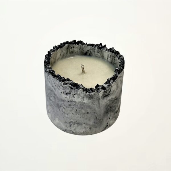 Black Obsidian Candle
